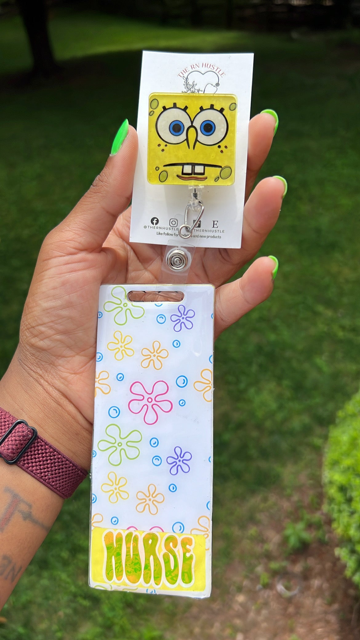 Sponge Bob Badge Reel