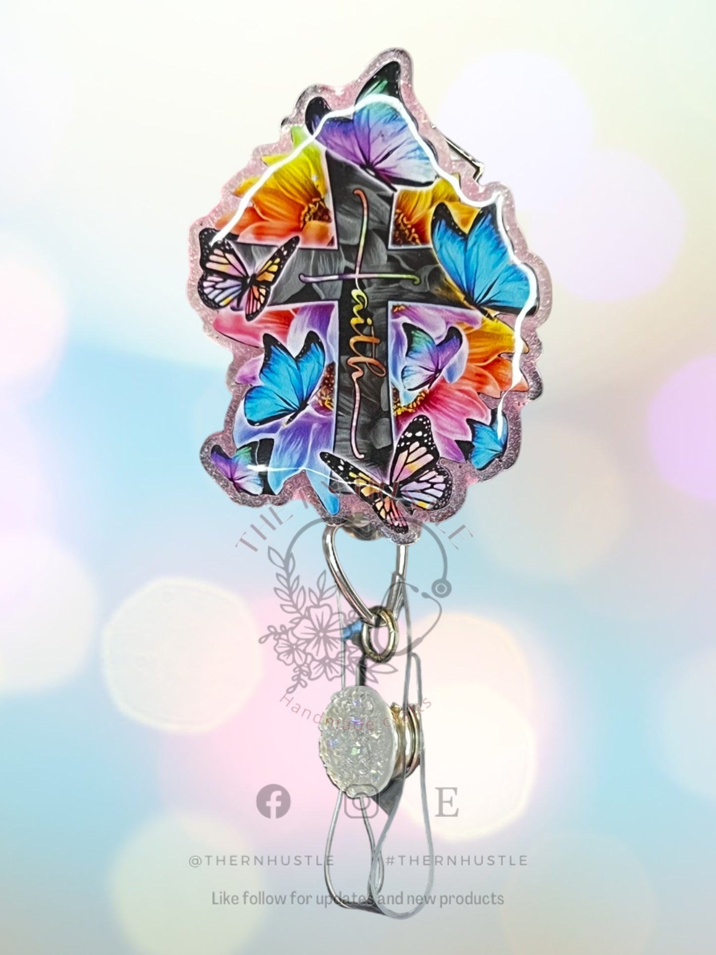 Faith Cross Badge Reel