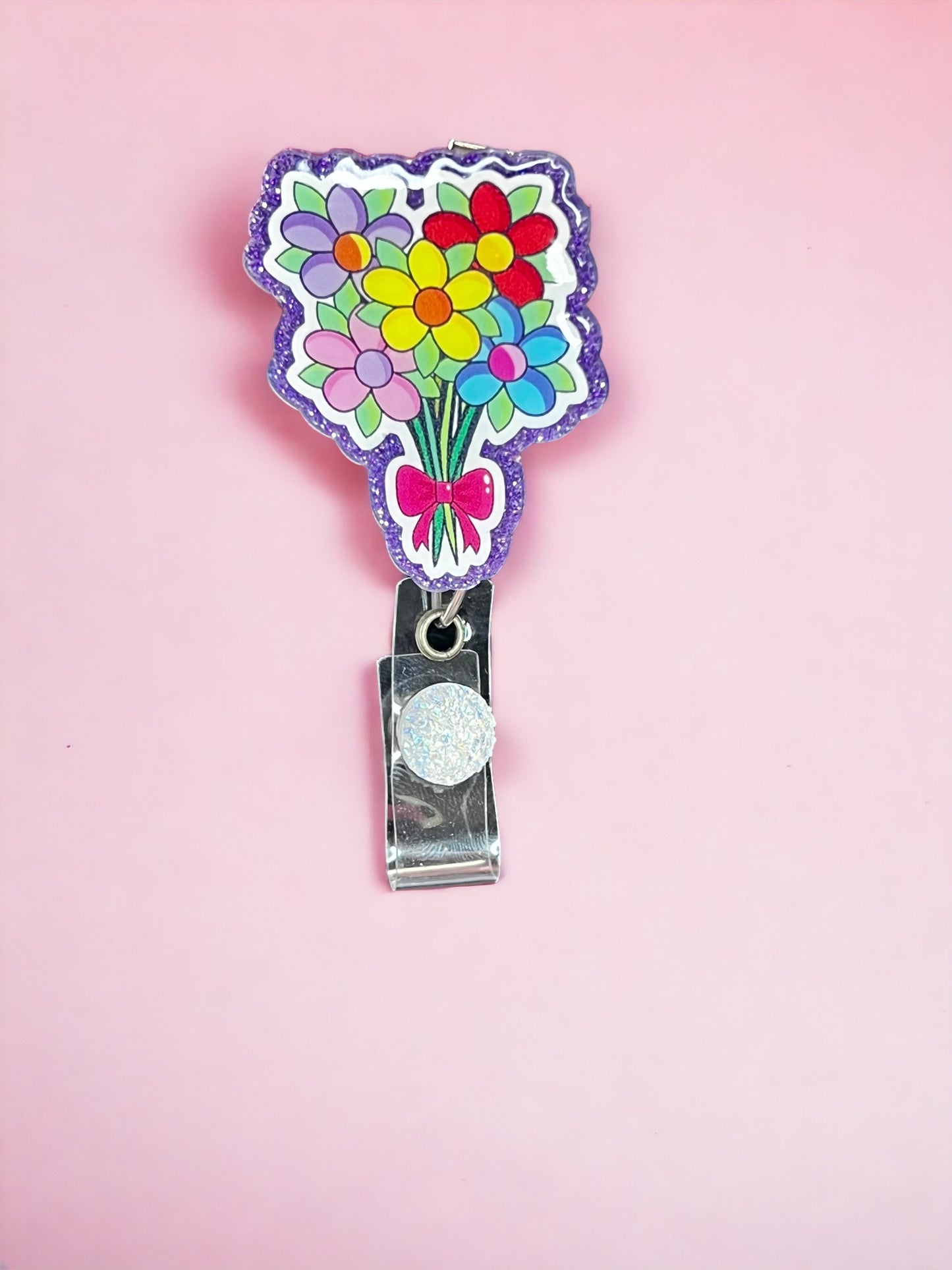 Spring Bouquet Badge Reel