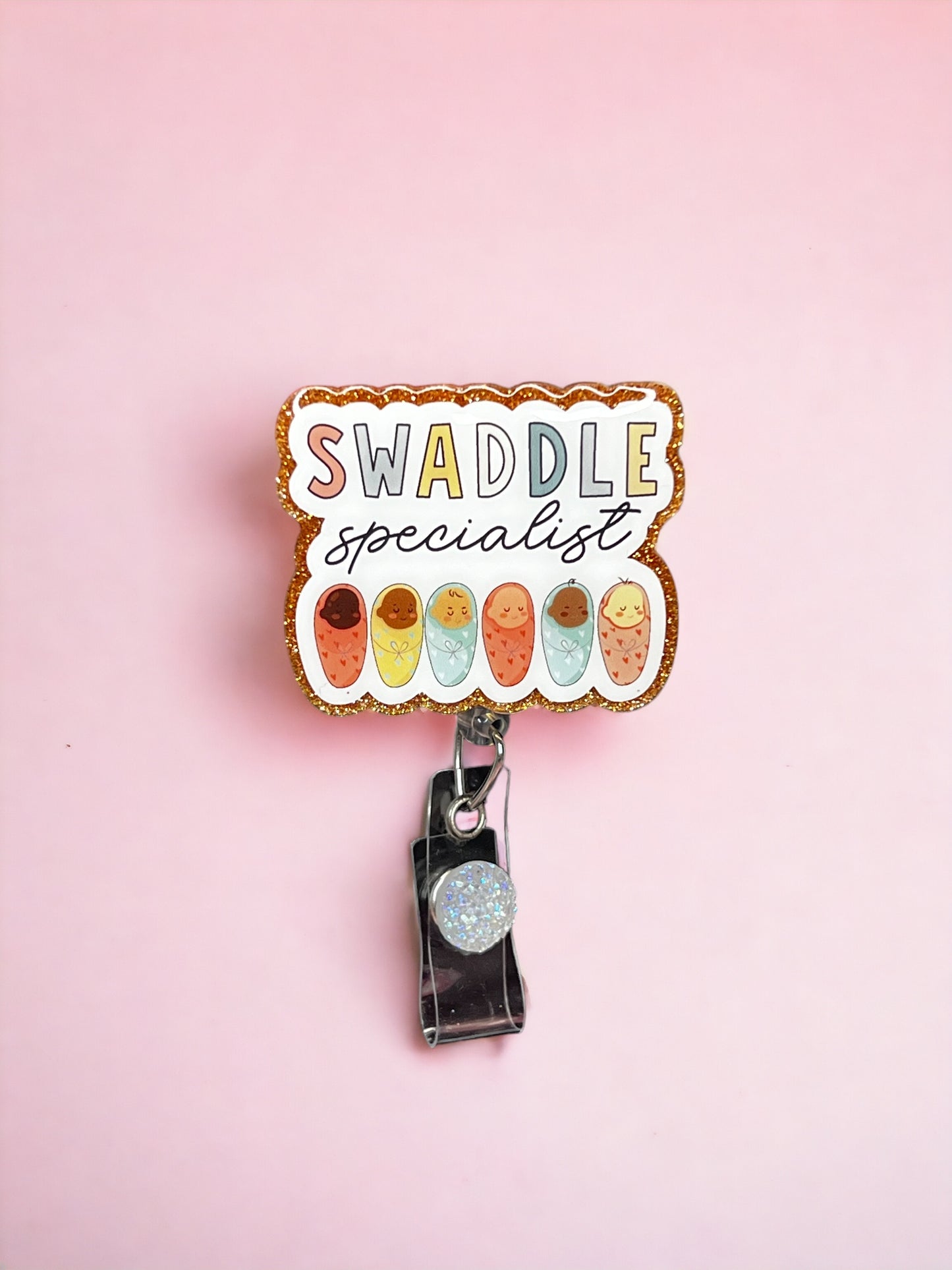 Swaddle Specialists Badge Reel