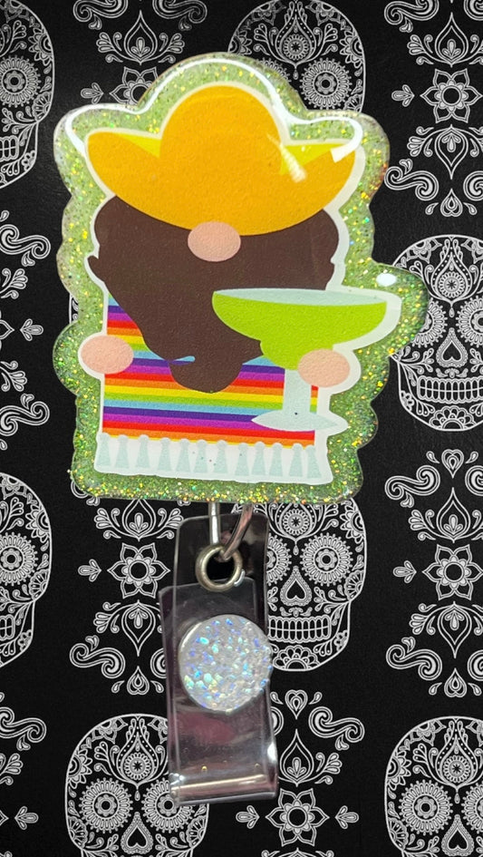 Margarita Gnome Badge Reel