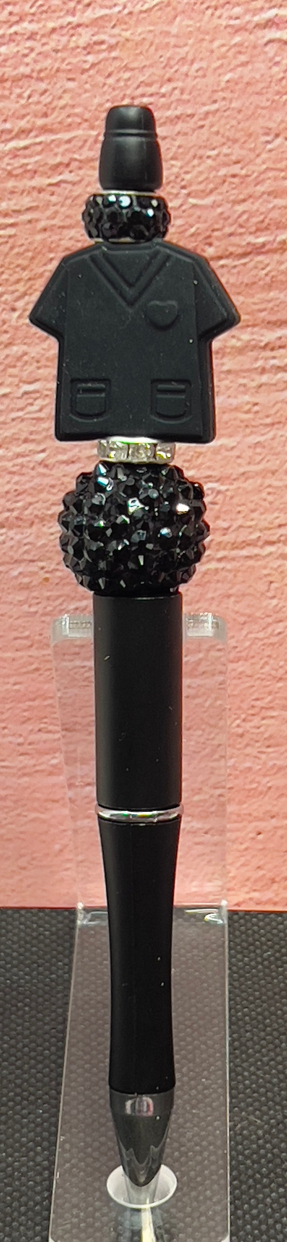 Scrub Top Beaded Pen