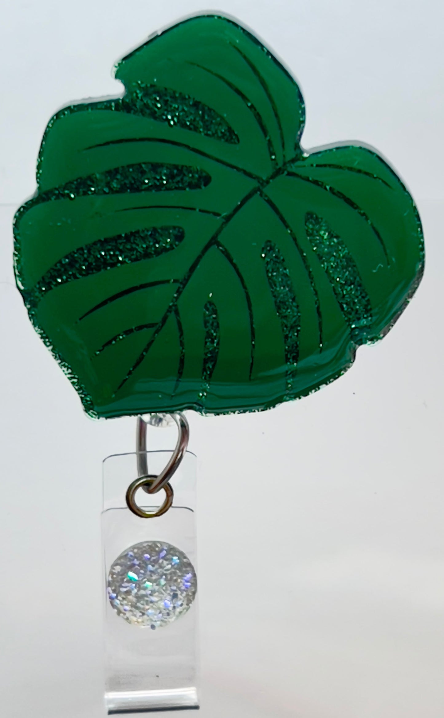 Monstera Leaf Badge Reel