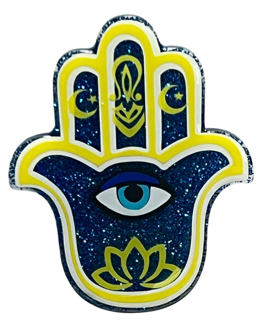 Hamsa Hand Badge